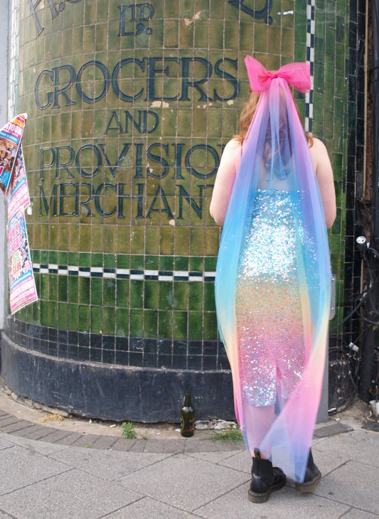 Rainbow Veil / Colourful Bridal Veil